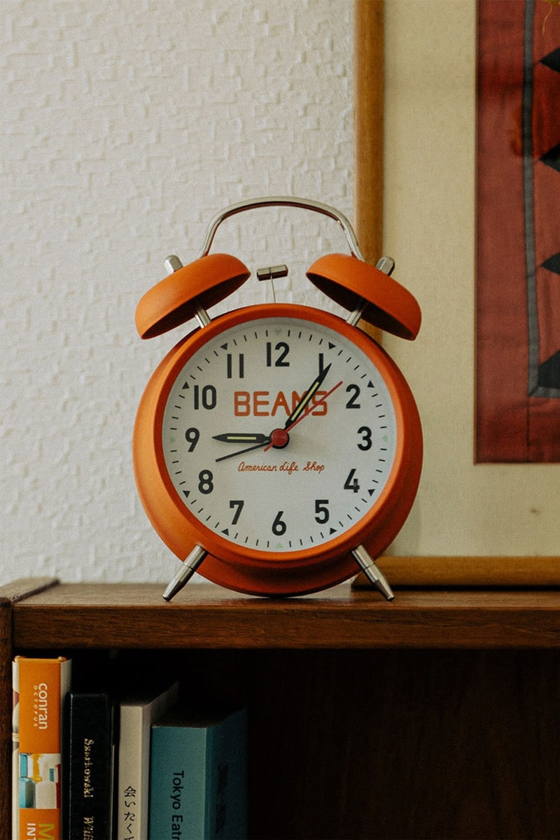 BEAMS Launches 45th Anniversary Home Goods 1976 150 locations towels alarm clock crate coffe mug apparel homeware Harajuku retro logo font bandana release info