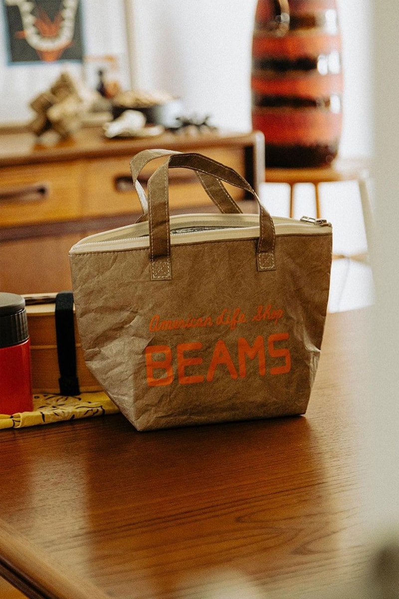 BEAMS Launches 45th Anniversary Home Goods 1976 150 locations towels alarm clock crate coffe mug apparel homeware Harajuku retro logo font bandana release info