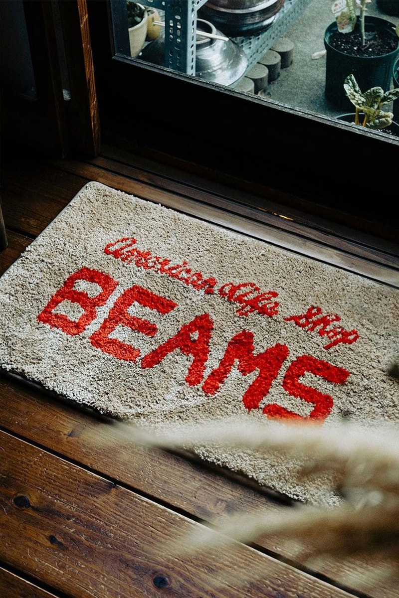 BEAMS Launches 45th Anniversary Home Goods 1976 150 locations towels alarm clock crate coffe mug apparel homeware Harajuku retro logo font bandana release info