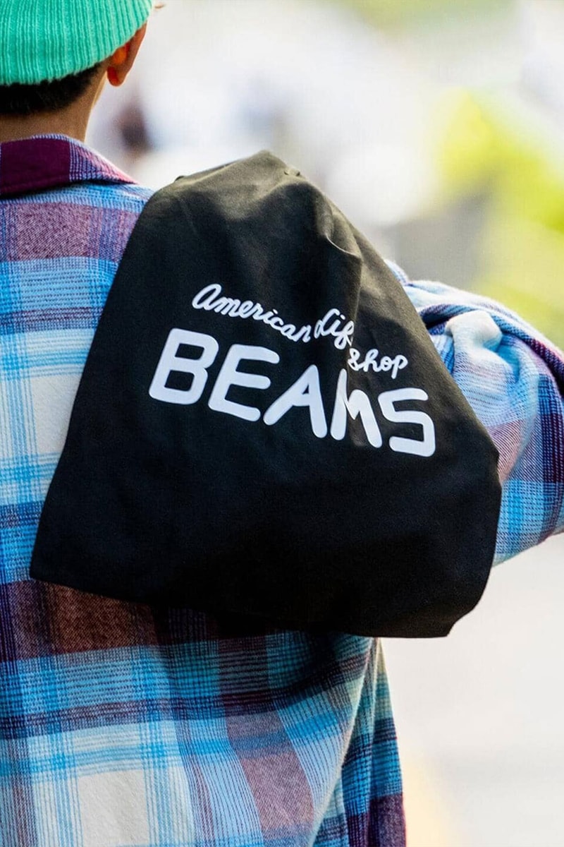 BEAMS Launches 45th Anniversary Home Goods 1976 150 locations towels alarm clock crate coffe mug apparel homeware Harajuku retro logo font bandana release info