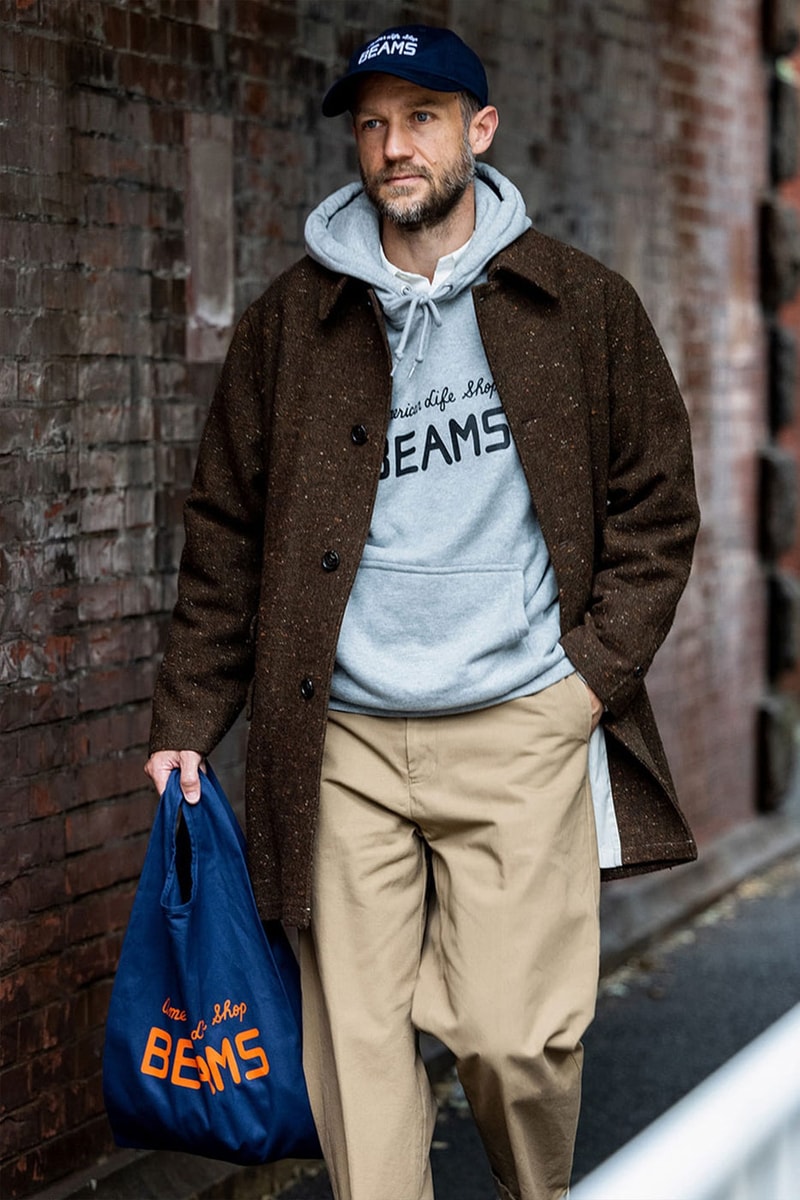 BEAMS Launches 45th Anniversary Home Goods 1976 150 locations towels alarm clock crate coffe mug apparel homeware Harajuku retro logo font bandana release info