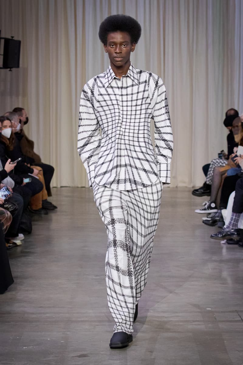 Bianca Saunders "A STRETCH" Paris Fashion Week Fall Winter 2022 Runway Show ANDAM Award