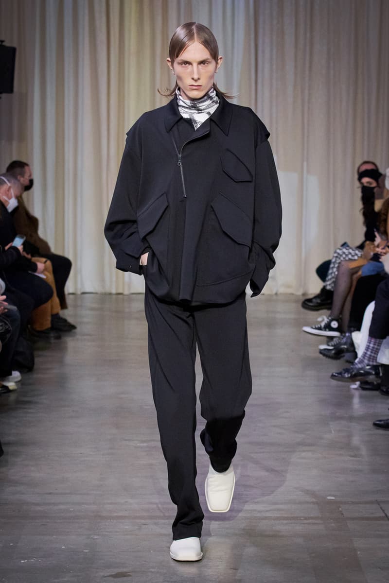 Bianca Saunders "A STRETCH" Paris Fashion Week Fall Winter 2022 Runway Show ANDAM Award