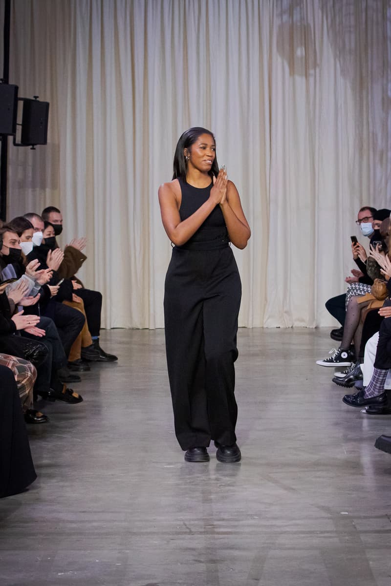 Bianca Saunders "A STRETCH" Paris Fashion Week Fall Winter 2022 Runway Show ANDAM Award