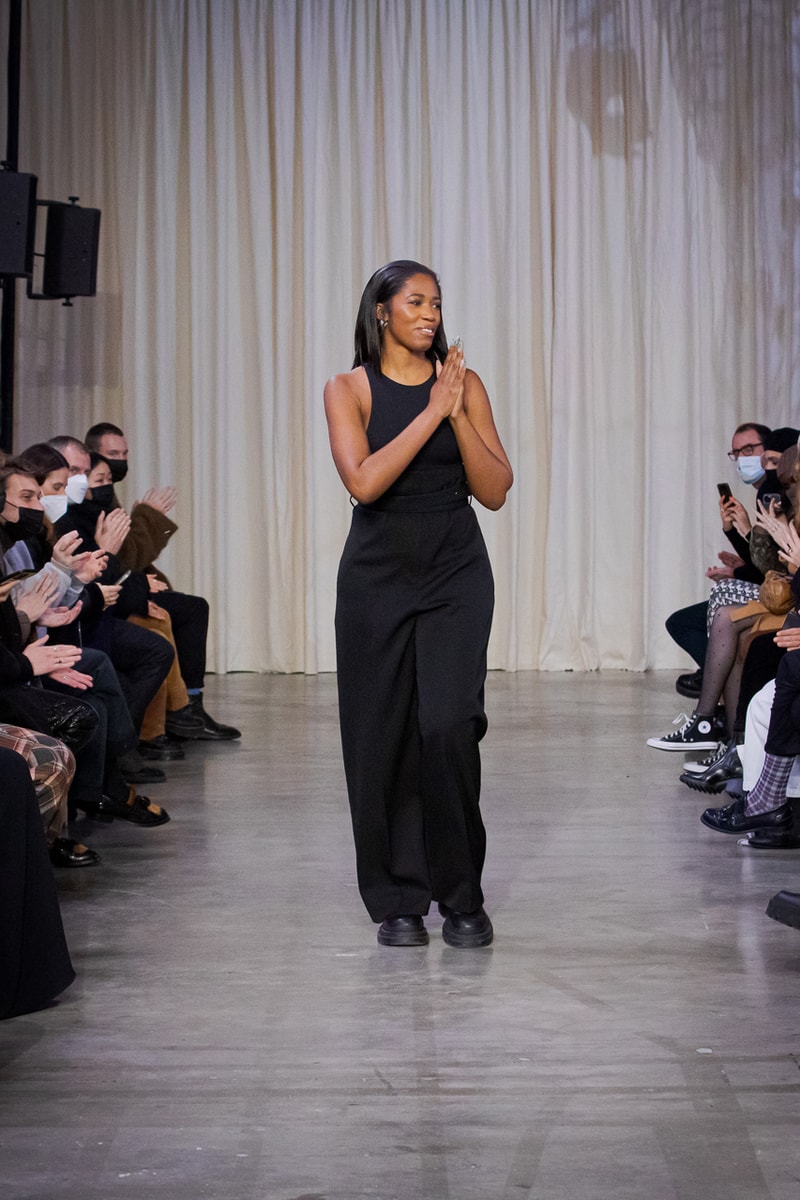 Bianca Saunders "A STRETCH" Paris Fashion Week Fall Winter 2022 Runway Show ANDAM Award