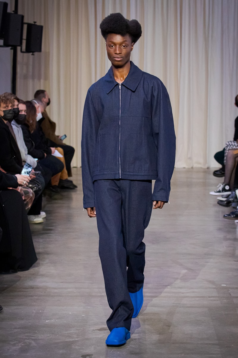 Bianca Saunders "A STRETCH" Paris Fashion Week Fall Winter 2022 Runway Show ANDAM Award