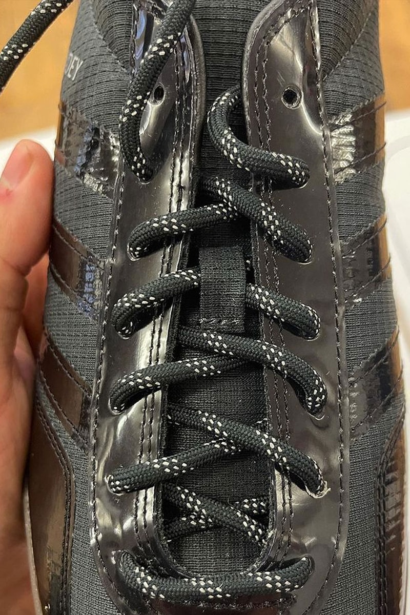 Blondey McCoy adidas A.B. Gazelle Black Blue Teaser Info Release 2022 THAMESMMXX