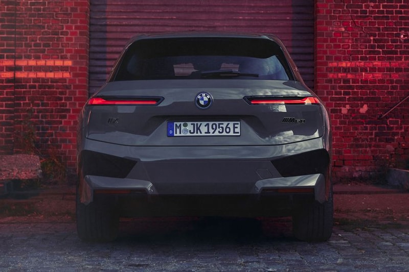 BMW Reveals iX M60 Performance SUV EV electric vehicle 60 mph  3 6 seconds 811 torque 610 horsepower  22 inch rims  blue brakes bower wilkins sound system 