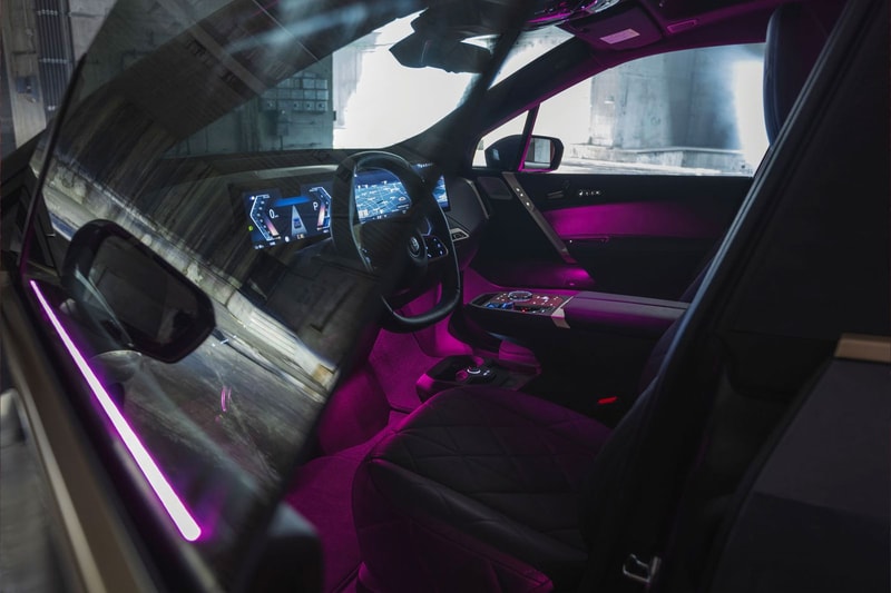 BMW Reveals iX M60 Performance SUV EV electric vehicle 60 mph  3 6 seconds 811 torque 610 horsepower  22 inch rims  blue brakes bower wilkins sound system 