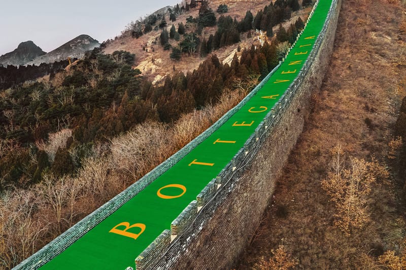 Bottega Veneta Takes Over a Part of the Great Wall of China