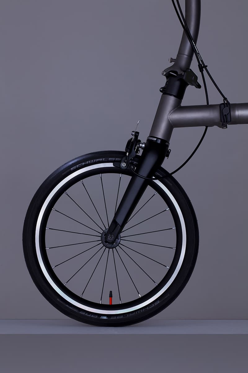 Brompton T Line Folding Bike Collection Release Info titanium