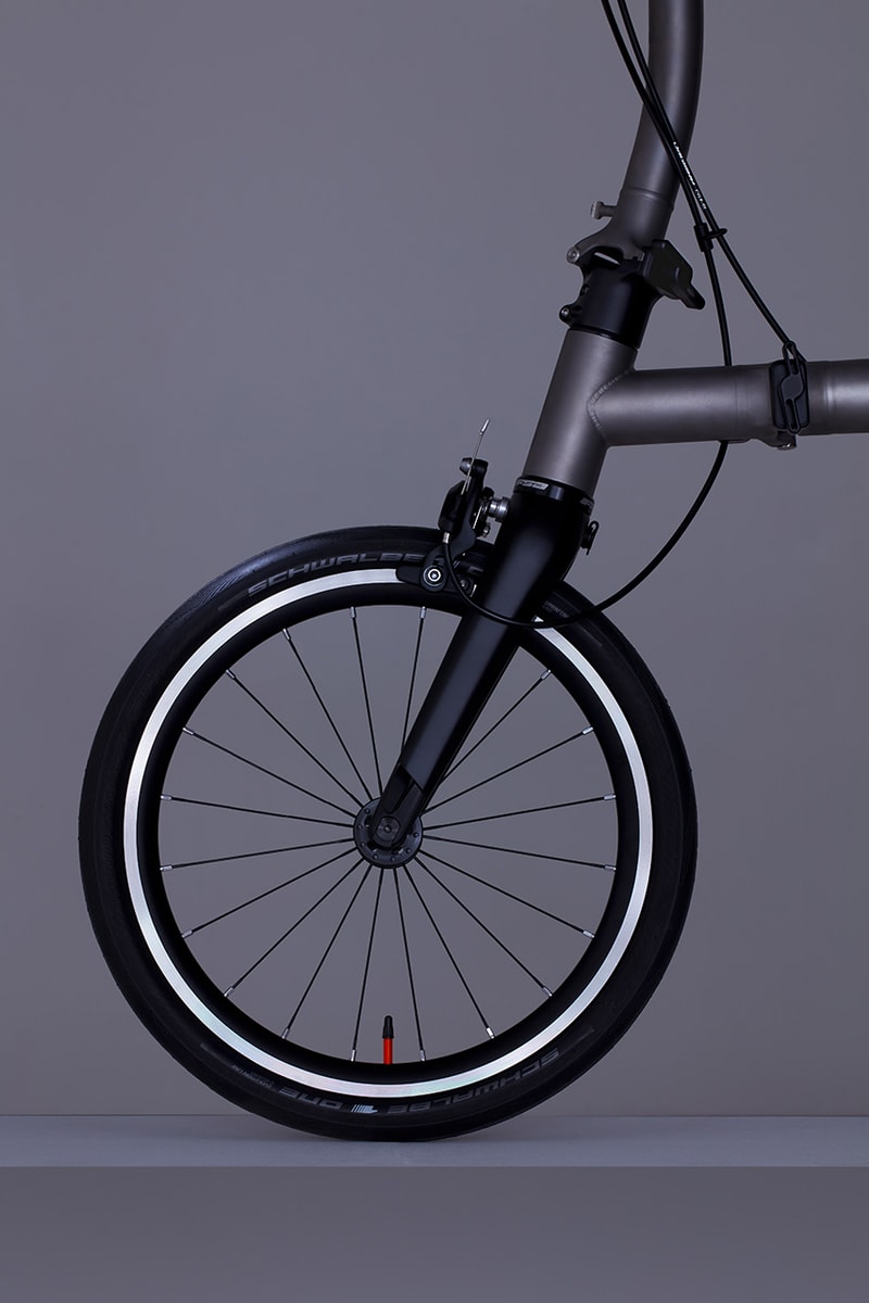 Brompton T Line Folding Bike Collection Release Info titanium