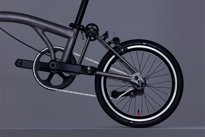 Brompton T Line Folding Bike Collection Release Info titanium