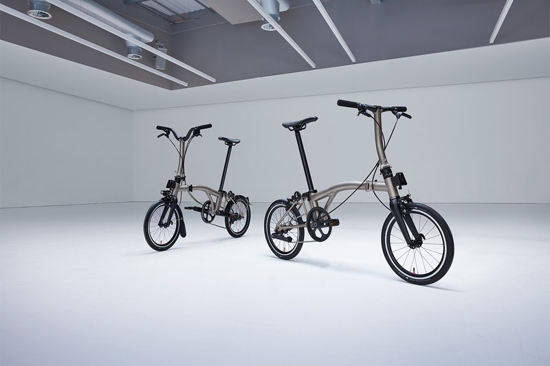 Brompton T Line Folding Bike Collection Release Info titanium