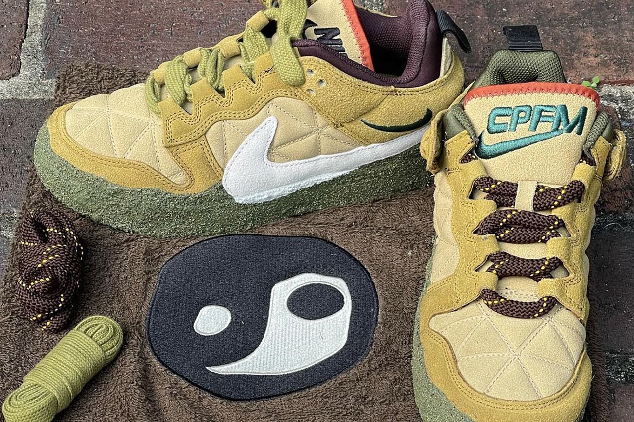 cactus plant flea market cpfm nike dunk green yellow yin yang release date info photos price store list buying guide 