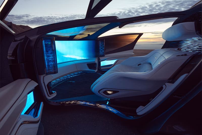Cadillac's New Autonomous Concept Is the Luxury Loveseat for the Future GM electric vehicles self-driving ev