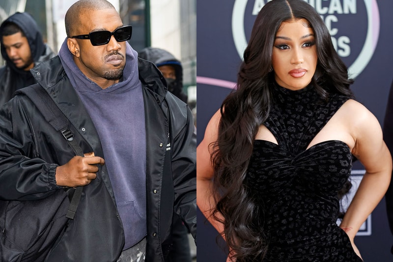 Cardi B and Kanye West Spotted Filming a Music Video in Balenciaga Store