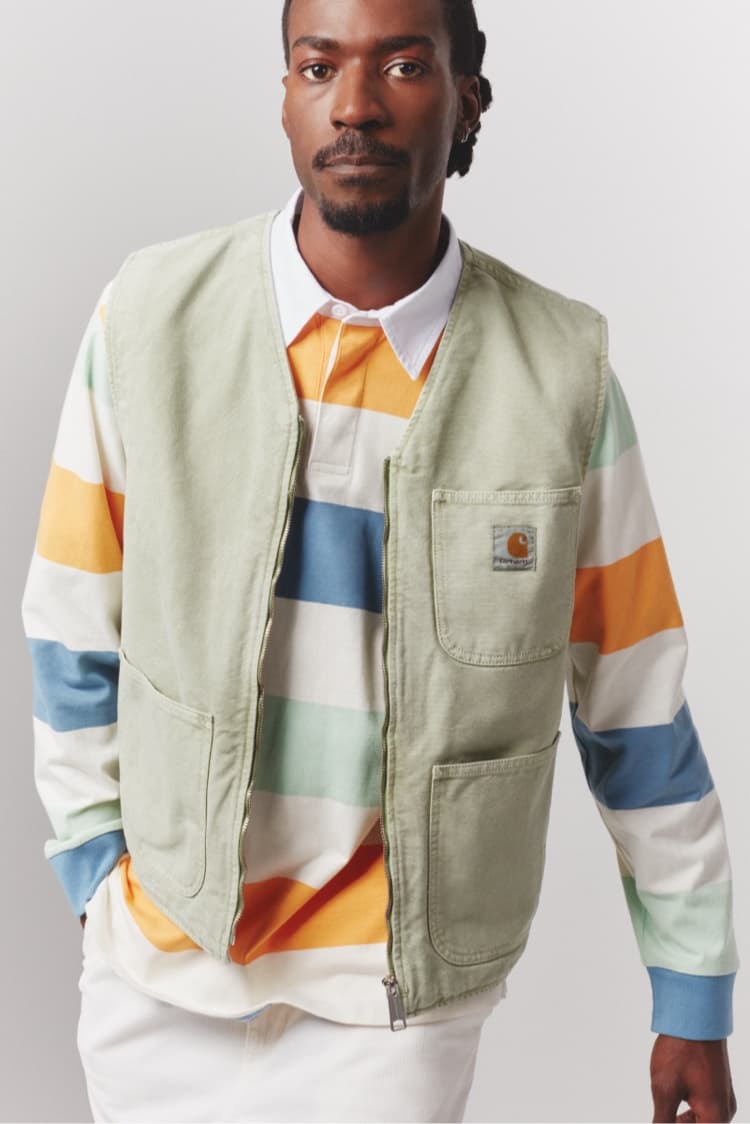 carhartt wip spring summer 2022 lookbook details workwear information