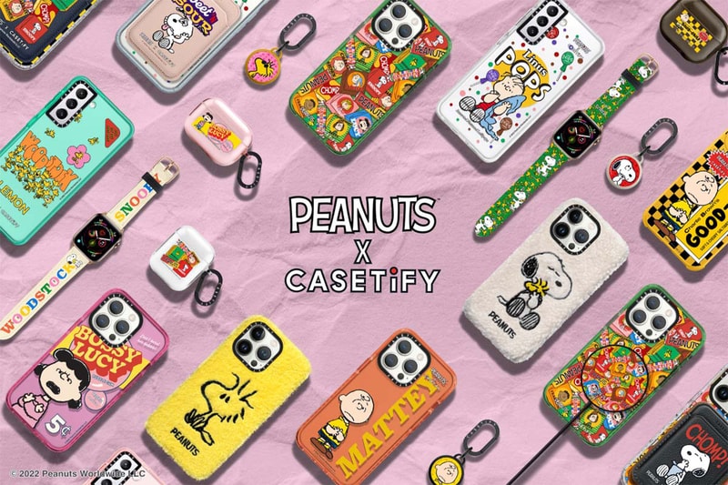 CASETiFY Peanuts Collab Collection Release Info Buy Snoopy and Friends-Inspired Phong case Airpods Pro Charlie Brown Linus Lucy Woodstock Sally Patty