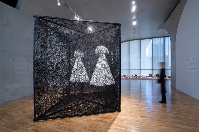 Shiota Chiharu Presents Her Largest Solo Exhibition in Shanghai Long Museum red thread emotions identity personal experience anxiety dreams silence journey of life soul osaka berlin immersive structures info