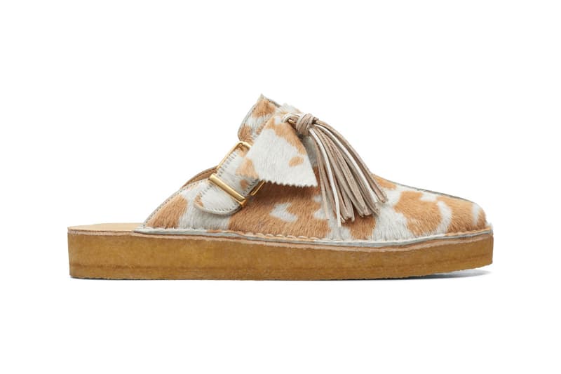 Clarks Originals "Cow Print" Capsule Release Info Trek Mule wallabees 