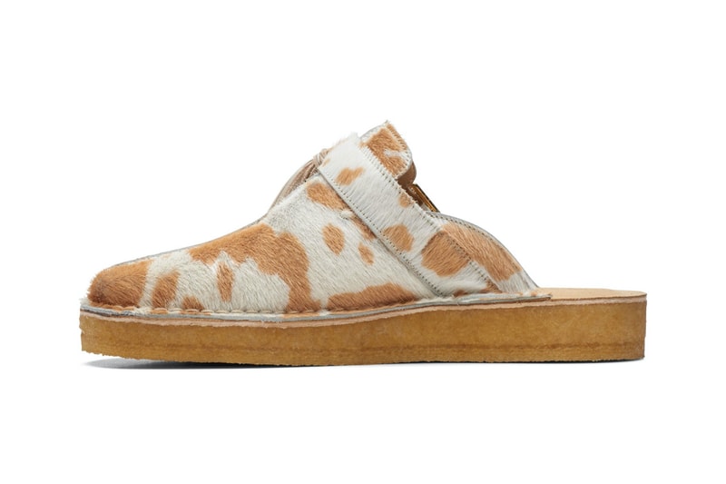 Clarks Originals "Cow Print" Capsule Release Info Trek Mule wallabees 