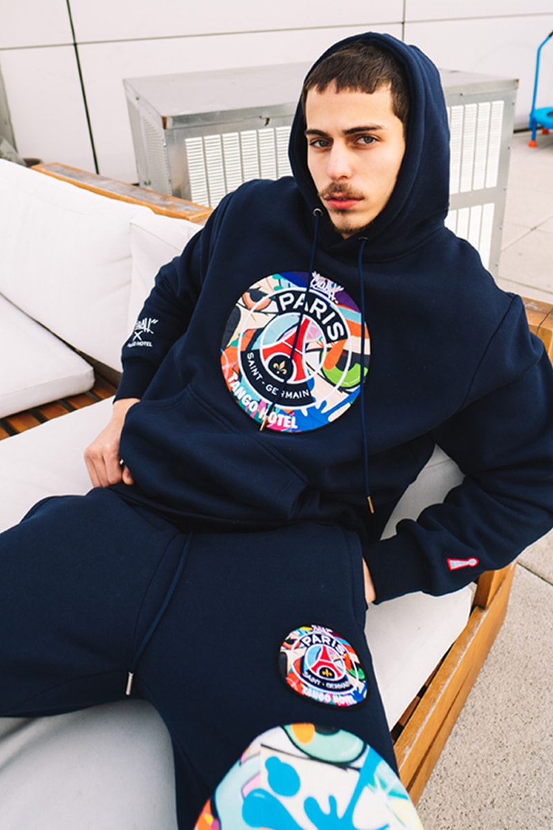 PSG x Tango Hotel x CRASH Clothing Collaboration Paris