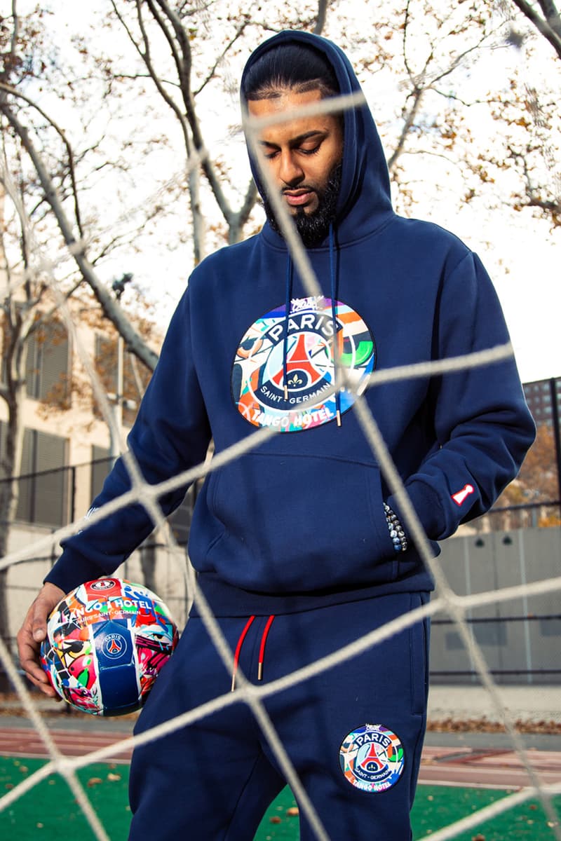 PSG x Tango Hotel x CRASH Clothing Collaboration Paris