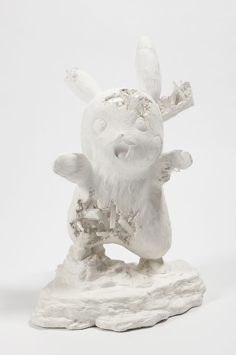 Daniel Arsham Announces New Pokemon Project "A Ripple in Time" charizard bulbasaur metew nanzuka