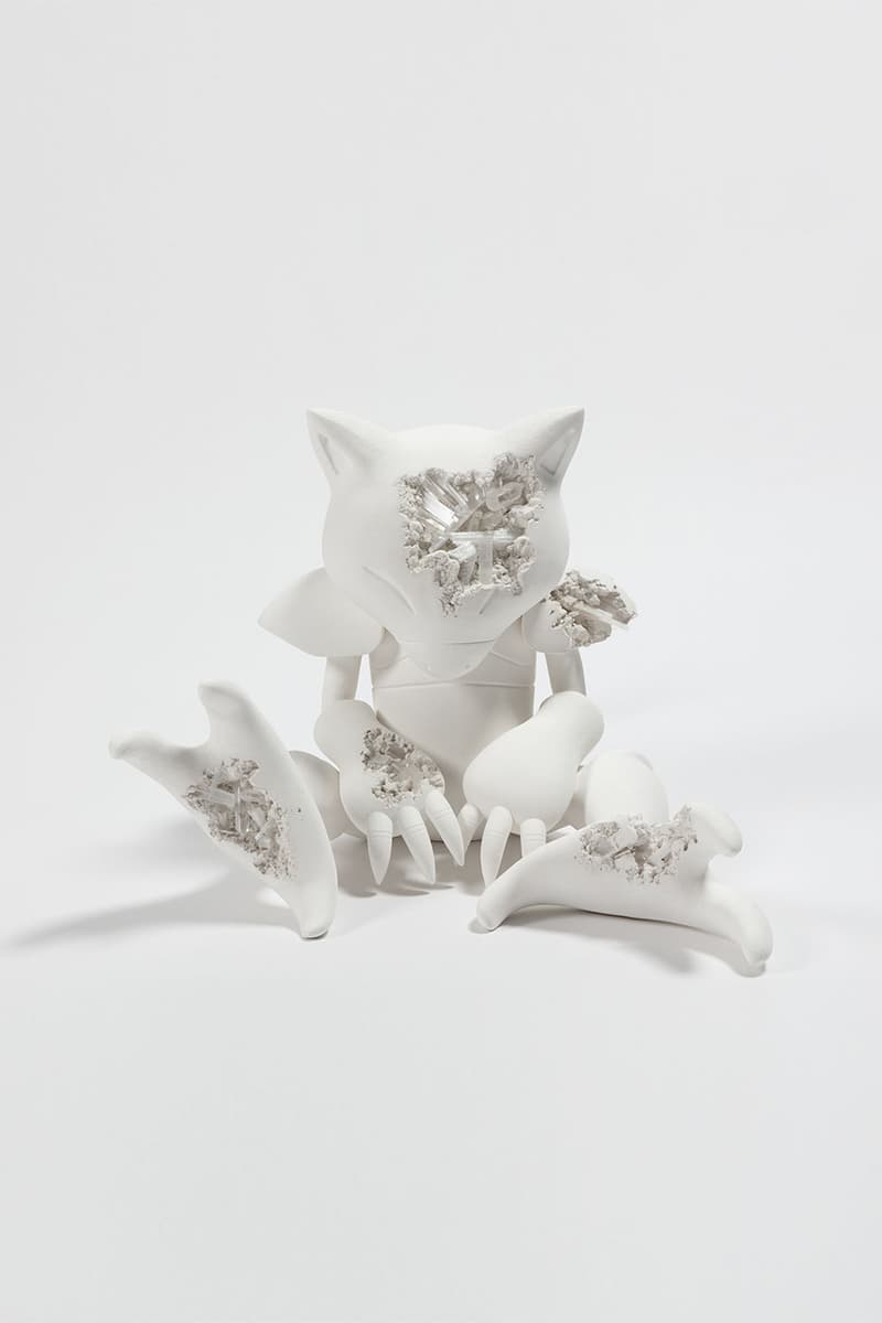 Daniel Arsham Announces New Pokemon Project "A Ripple in Time"  charizard bulbasaur metew nanzuka