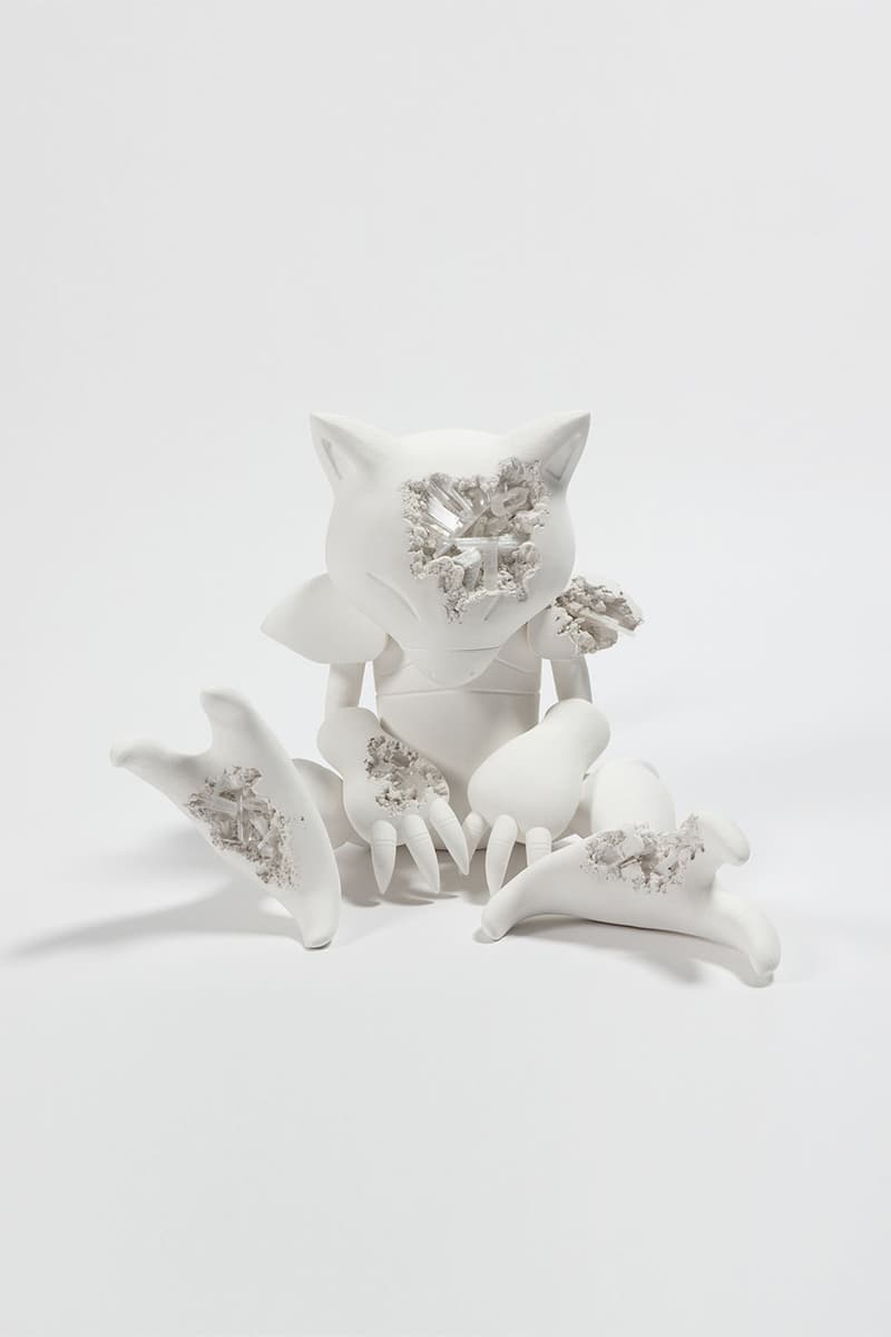 Daniel Arsham Announces New Pokemon Project "A Ripple in Time" charizard bulbasaur metew nanzuka