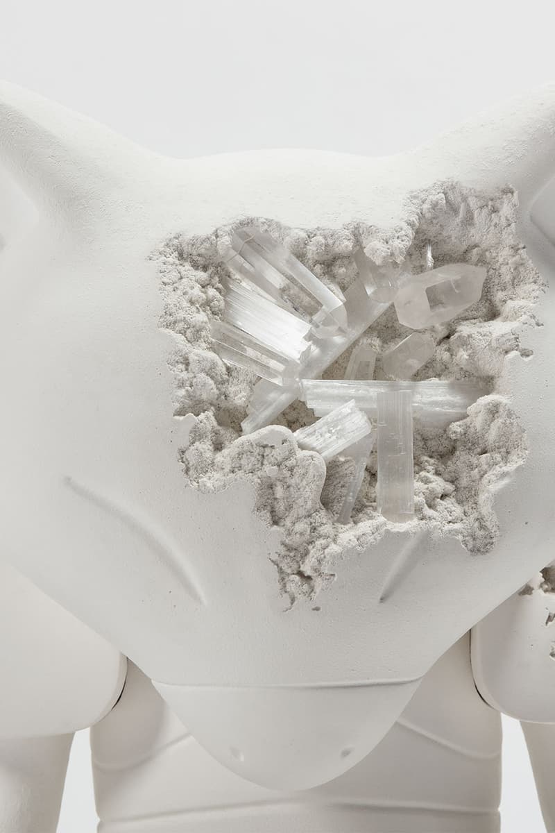Daniel Arsham Announces New Pokemon Project "A Ripple in Time" charizard bulbasaur metew nanzuka