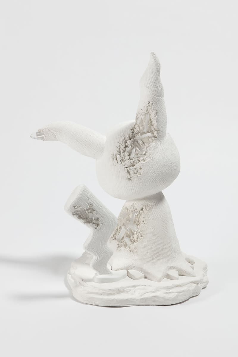 Daniel Arsham Announces New Pokemon Project "A Ripple in Time" charizard bulbasaur metew nanzuka