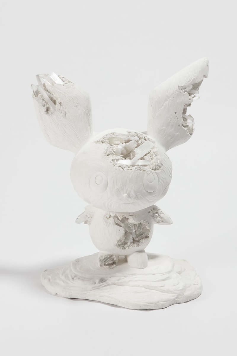 Daniel Arsham Announces New Pokemon Project "A Ripple in Time"  charizard bulbasaur metew nanzuka