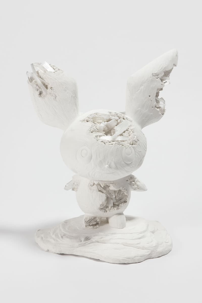 Daniel Arsham Announces New Pokemon Project "A Ripple in Time" charizard bulbasaur metew nanzuka