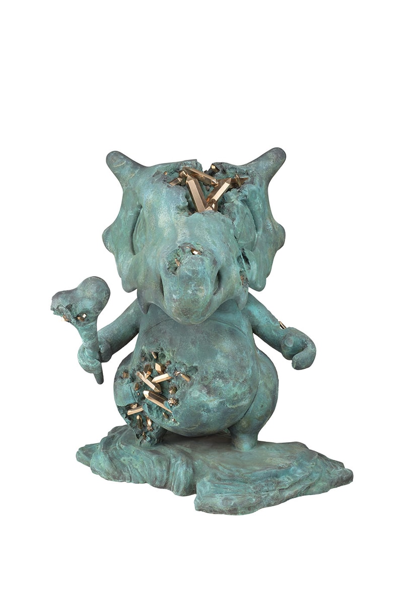 Daniel Arsham Announces New Pokemon Project "A Ripple in Time"  charizard bulbasaur metew nanzuka