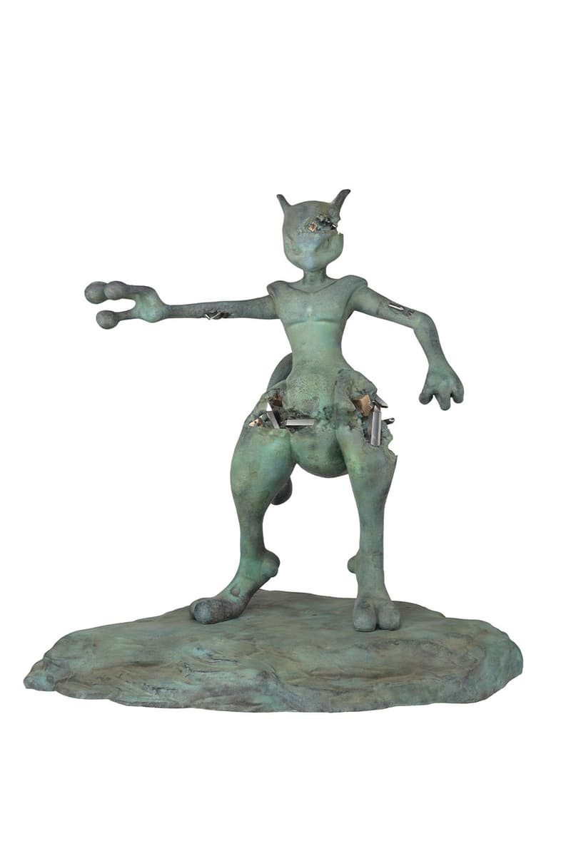 Daniel Arsham Announces New Pokemon Project "A Ripple in Time" charizard bulbasaur metew nanzuka