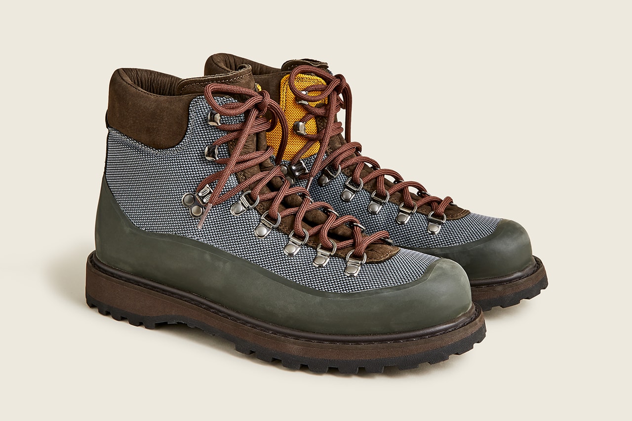 Diemme x J. Crew Launch Exclusive Hiking Boot Unique Retailer Specialty Footwear Italy Appalachain Trail Mountains