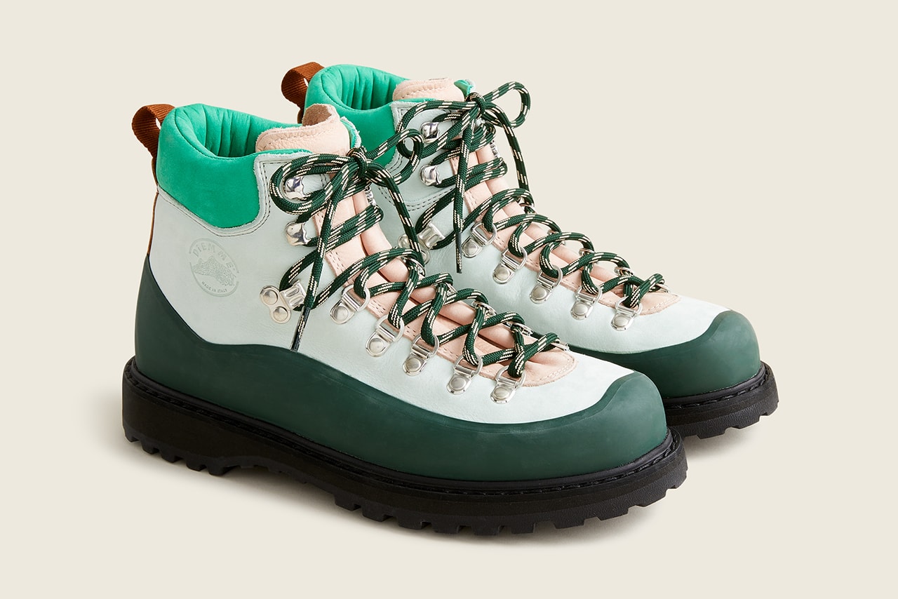 Diemme x J. Crew Launch Exclusive Hiking Boot Unique Retailer Specialty Footwear Italy Appalachain Trail Mountains