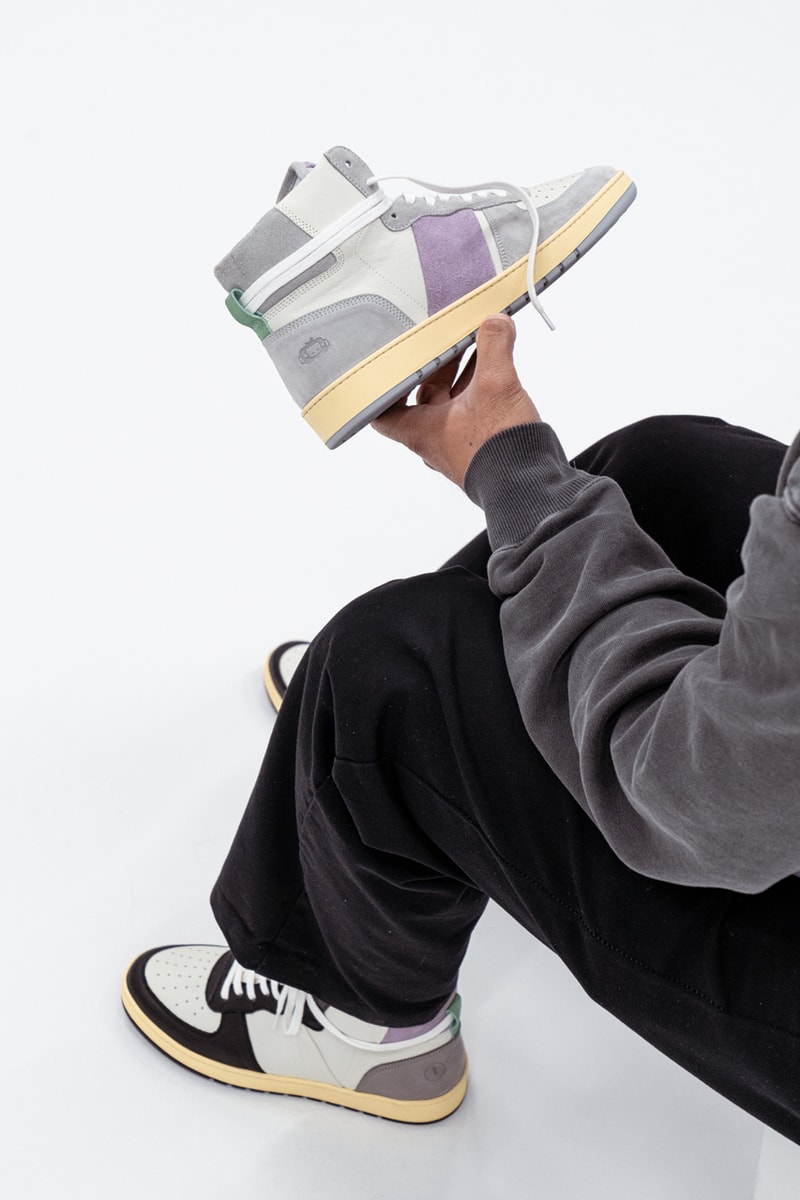 Discord x Collegium Destroyer High "Blurple" Emerging Sneaker Brand LA Nick Sismobath Luxury Footwear Collaboration Free Unisex 