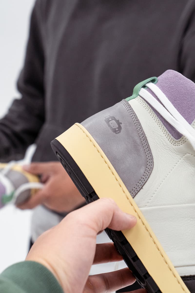 Discord x Collegium Destroyer High "Blurple" Emerging Sneaker Brand LA Nick Sismobath Luxury Footwear Collaboration Free Unisex 