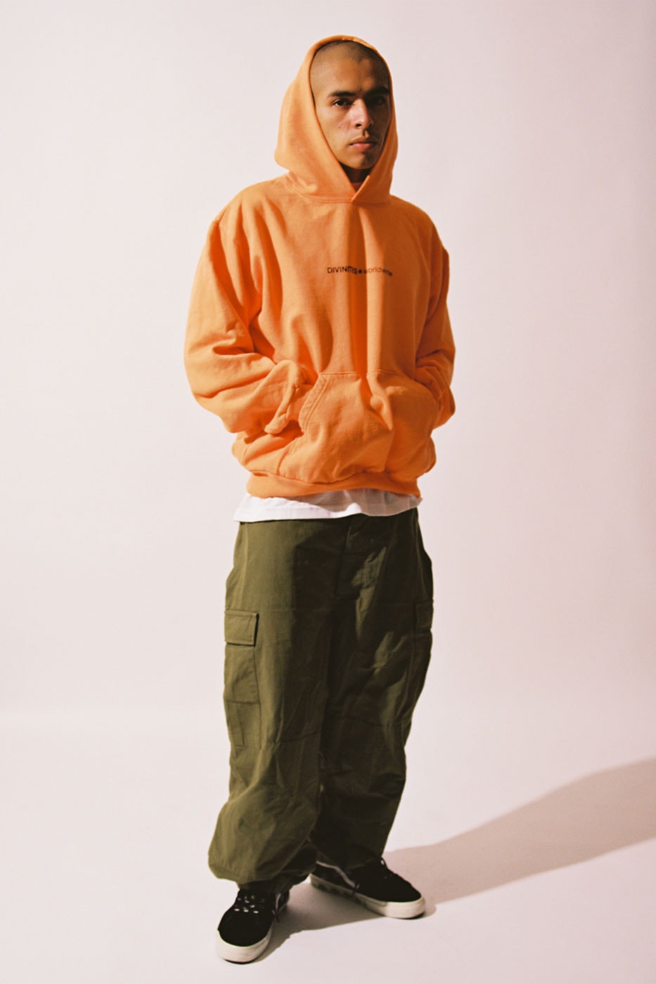 DIVINITIES SS22 Collection Lookbook Release Buy Price Info HBX Spring Summer Logo Pullover Sweatshirts Denim Pants T-shirts Mohair Sweaters Vegan Leather Wallet Los Angeles