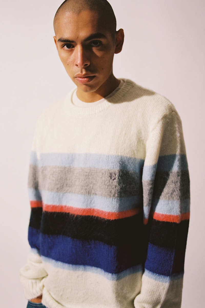DIVINITIES SS22 Collection Lookbook Release Buy Price Info HBX Spring Summer Logo Pullover Sweatshirts Denim Pants T-shirts Mohair Sweaters Vegan Leather Wallet Los Angeles