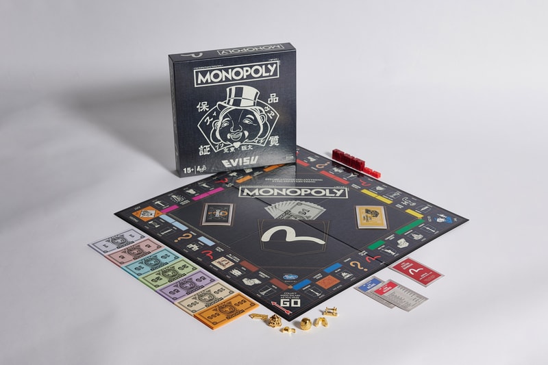 EVISU and MONOPOLY Recreate the Classic Board Game With New Collaboration Series collection items