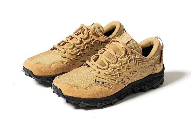 f lagstuf f asics gel fujitrabuco 8 g xt beige black gore tex release date info store list buying guide photos price 