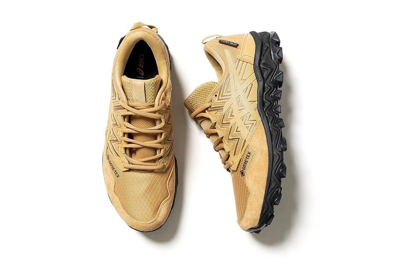 f lagstuf f asics gel fujitrabuco 8 g xt beige black gore tex release date info store list buying guide photos price 
