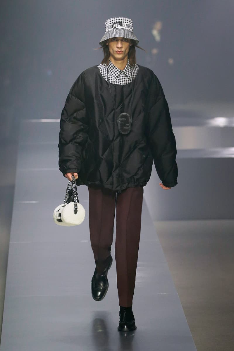 Fendi Redefines the Roaring Twenties in FW22 Collection fall/winter 2022 mens milano milan fashion week mfw silvia venturini fendi