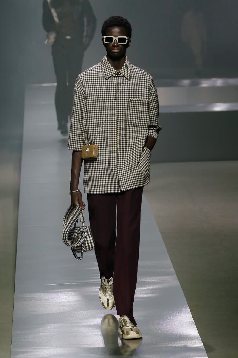 Fendi Redefines the Roaring Twenties in FW22 Collection fall/winter 2022 mens milano milan fashion week mfw silvia venturini fendi