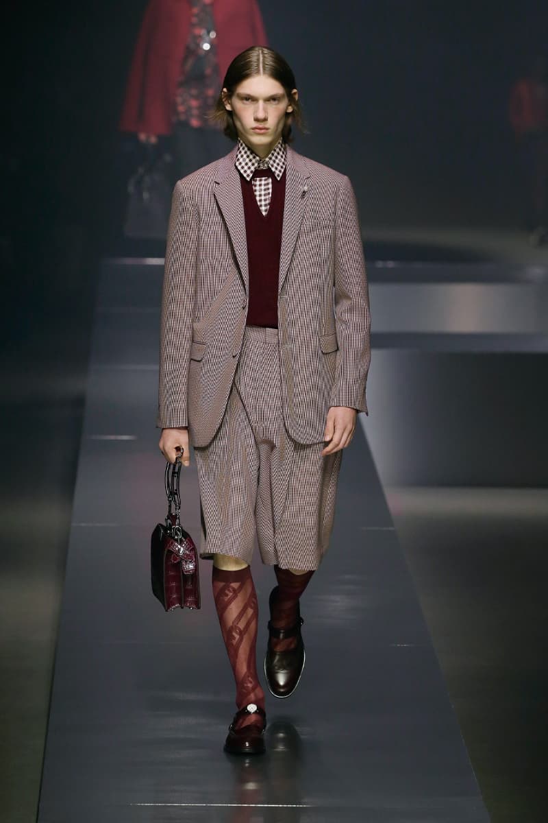 Fendi Redefines the Roaring Twenties in FW22 Collection fall/winter 2022 mens milano milan fashion week mfw silvia venturini fendi