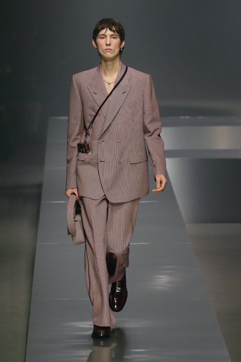 Fendi Redefines the Roaring Twenties in FW22 Collection fall/winter 2022 mens milano milan fashion week mfw silvia venturini fendi